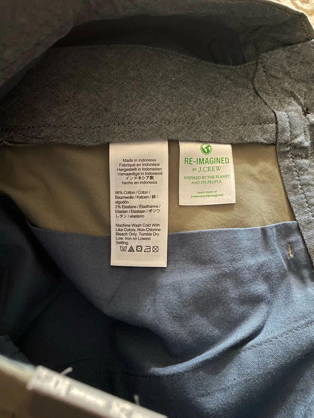 J.Crew Men’s Stretch Chino Shorts Size 28 10.5” Inseam NWT